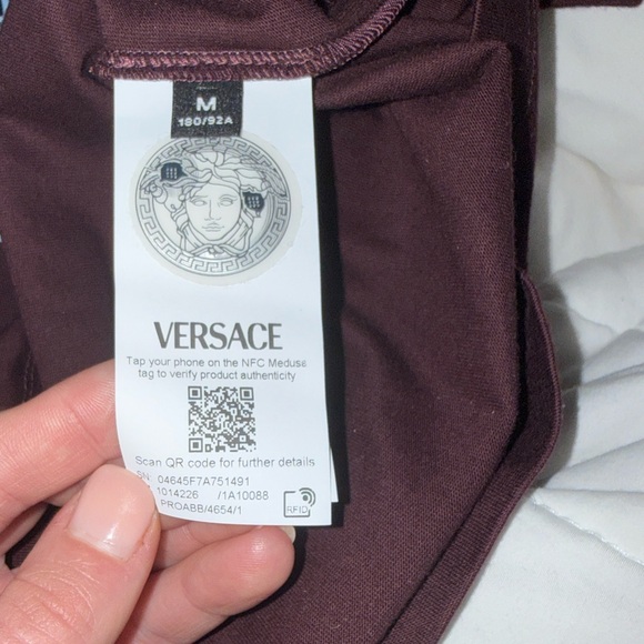 NWT VERSACE Men’s Cotton Jersey - Picture 5 of 8